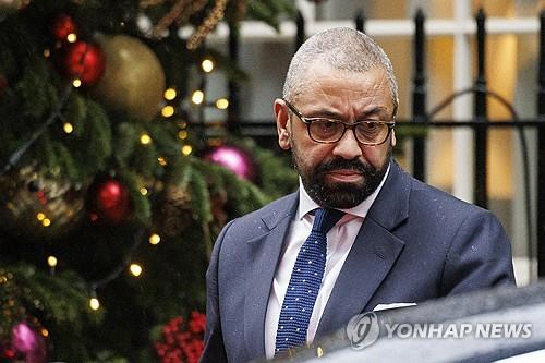 제임스 클레벌리 영국 내무부 장관. [EPA=연합뉴스]